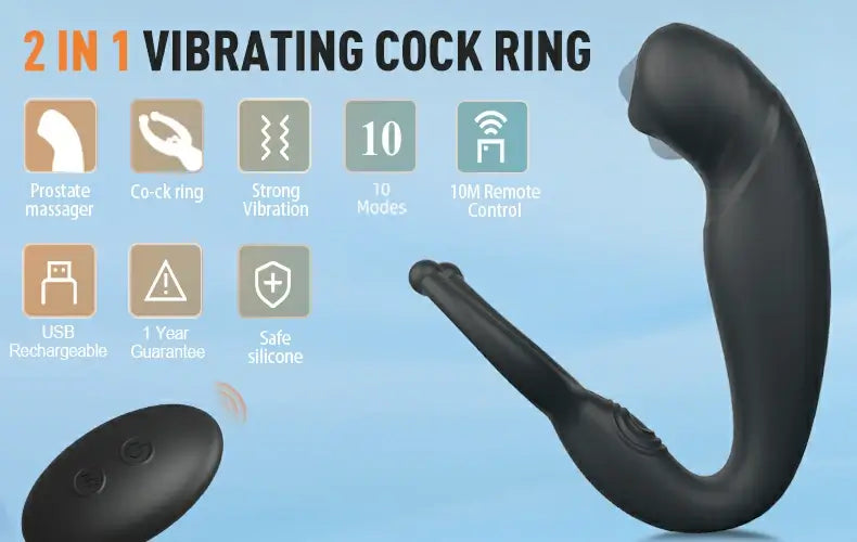 cock ring and anal plug