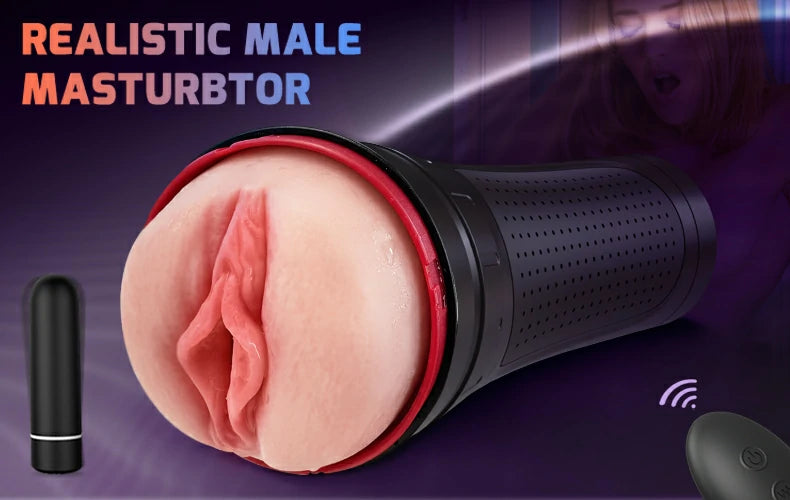 real male masturbtor