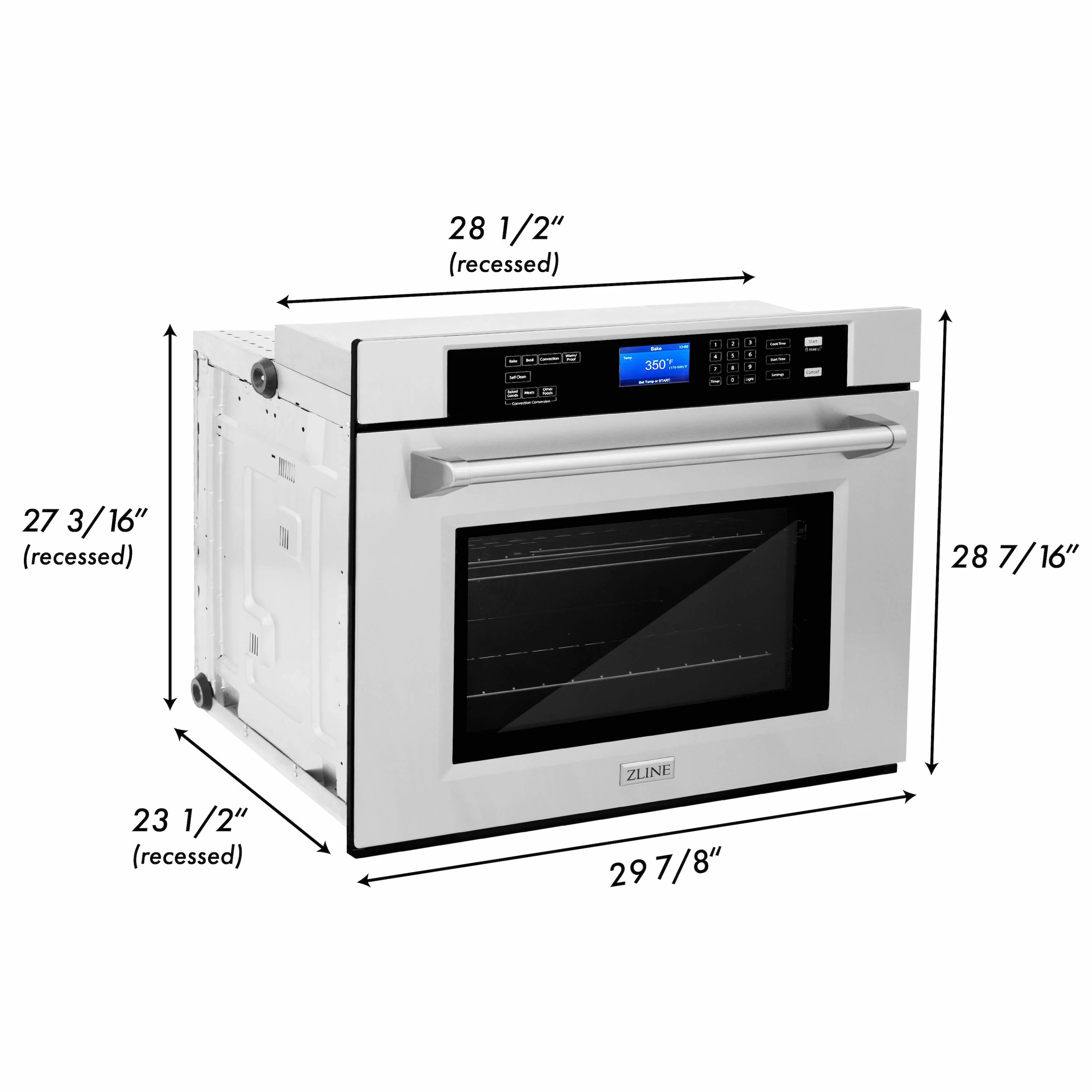 ZLINE Kitchen Package with Refrigeration, 48