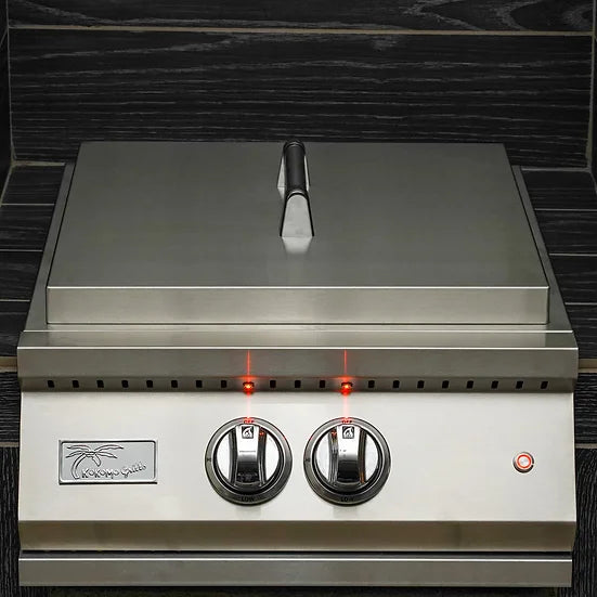 KoKoMo - Professional Power Side Burner with LED Lights and Removeable Grate for Wok