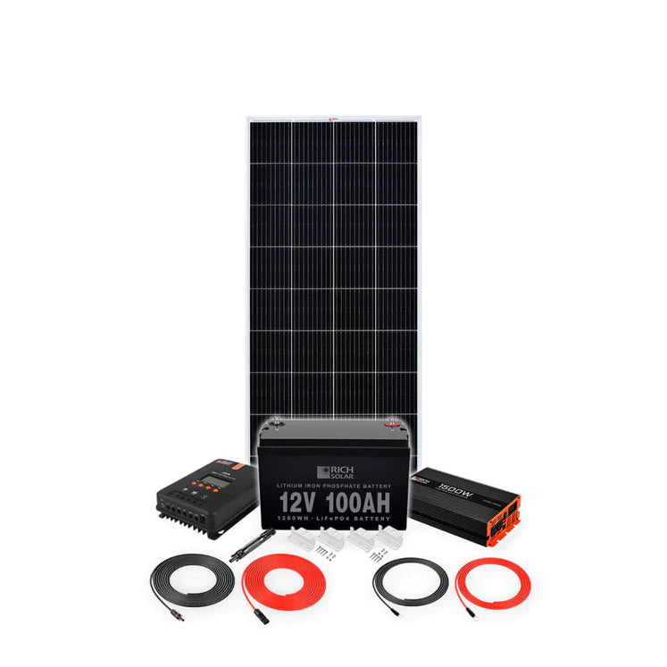 Rich Solar - 200 Watt Complete Solar Kit
