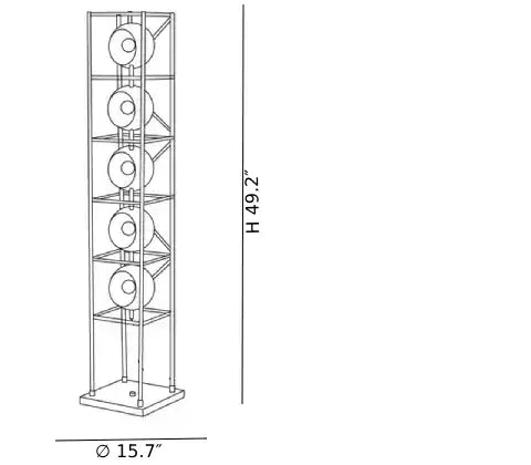 Lampadaire American_Ball_Tower_CAD