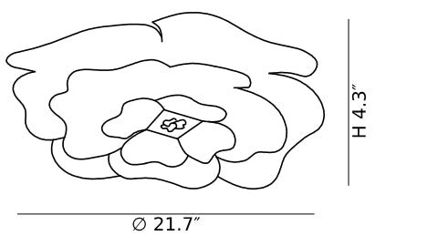 Creative Lotus Ceiling Lamp CAD