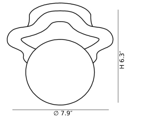 Modern Star Ceiling Lights CAD