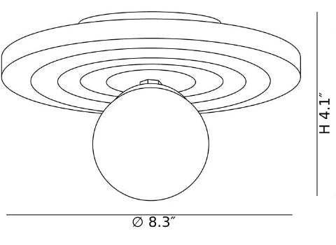 Postmodern Ceiling Light CAD