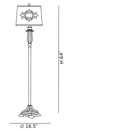 Retro_Larch_Floor_Lamp_CAD
