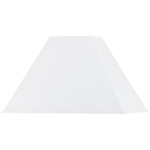 Rectangular White Hardback Shade