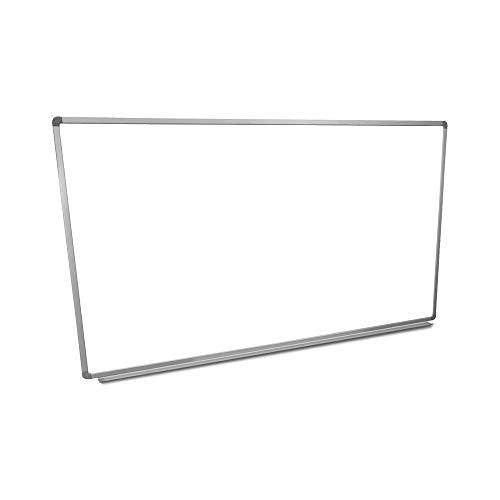 72 in.W x 40 in.H Wall-Mounted Magnetic Whiteboard - White