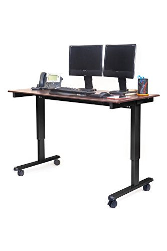 60 in. 3-Stage Dual-Motor Electric Stand Up Desk - Black