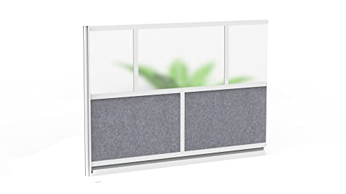 Modular Room Divider Wall System - 70 in. x 48 in. Add-On Wall -