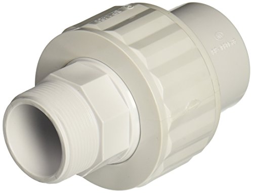 Hayward SP1484 1-1/2-Inch MIP by 1-1/2-Inch Socket White ABS Full-Flo Self-Aligning Double End Male/Female Union