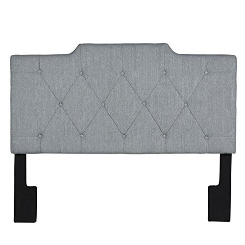 Soft Grey Full / Queen Upholstered Headboard