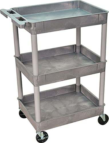 Tub Cart - Three Shelves - Gray