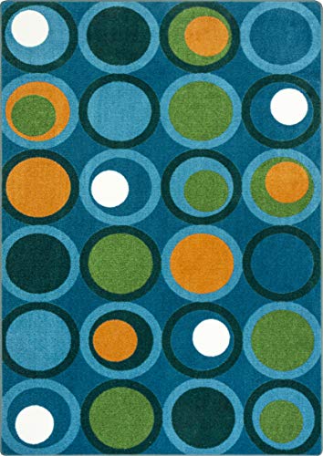 Circle Back 7Feet8Inch x 10Feet9Inch area rug in color Citrus