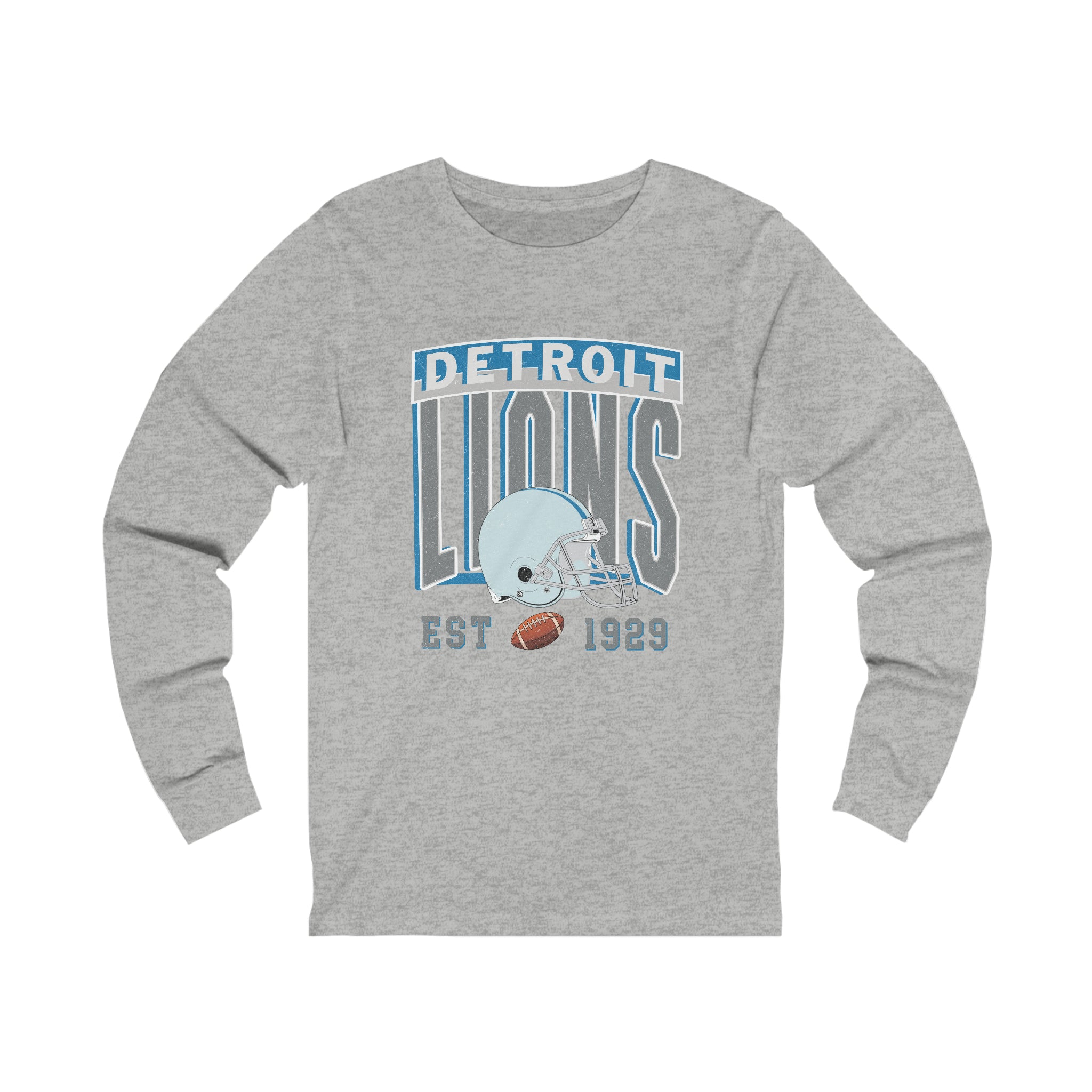 Detroit Football Unisex Jersey Long Sleeve Tee