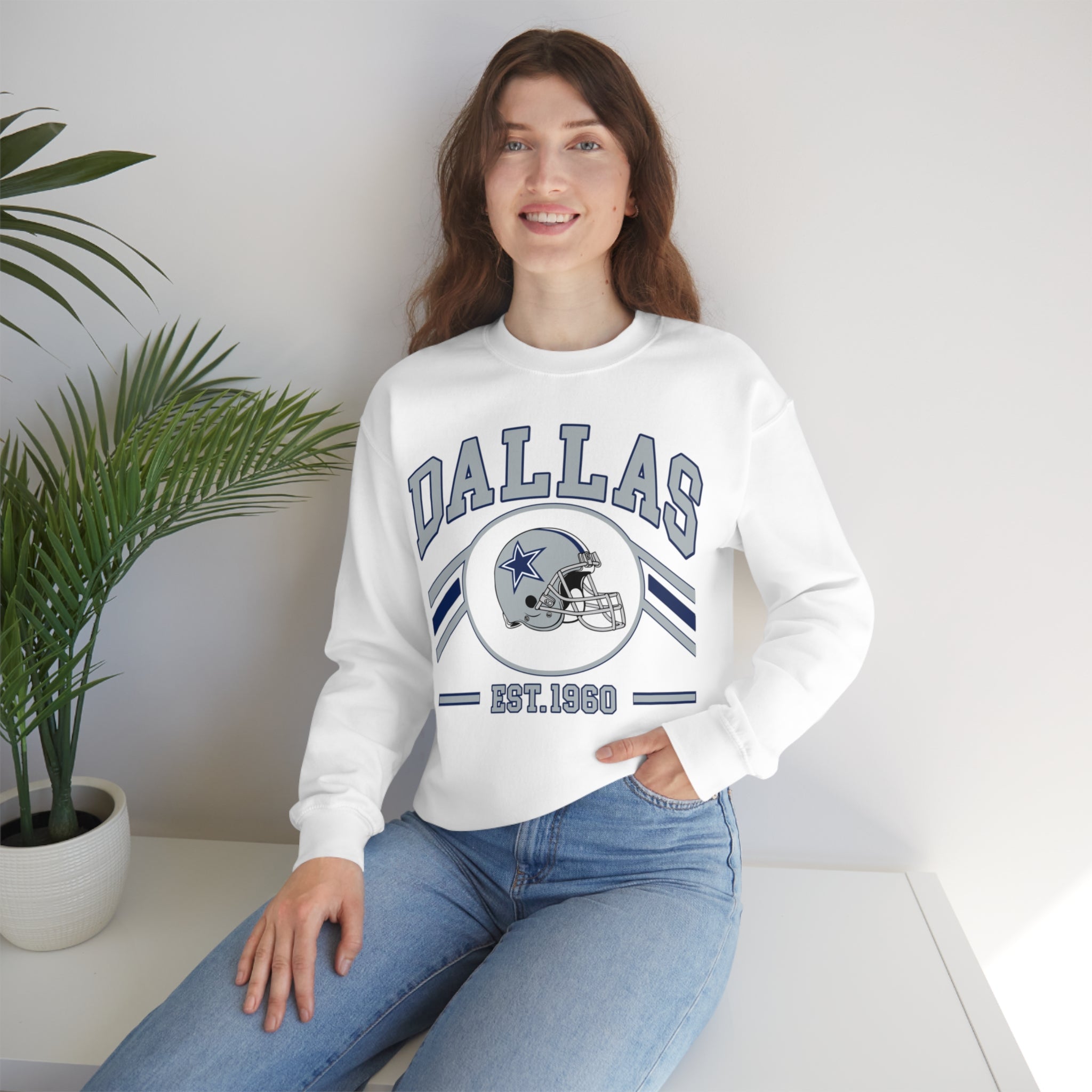 Dallas Unisex Heavy Blend Crewneck Sweatshirt