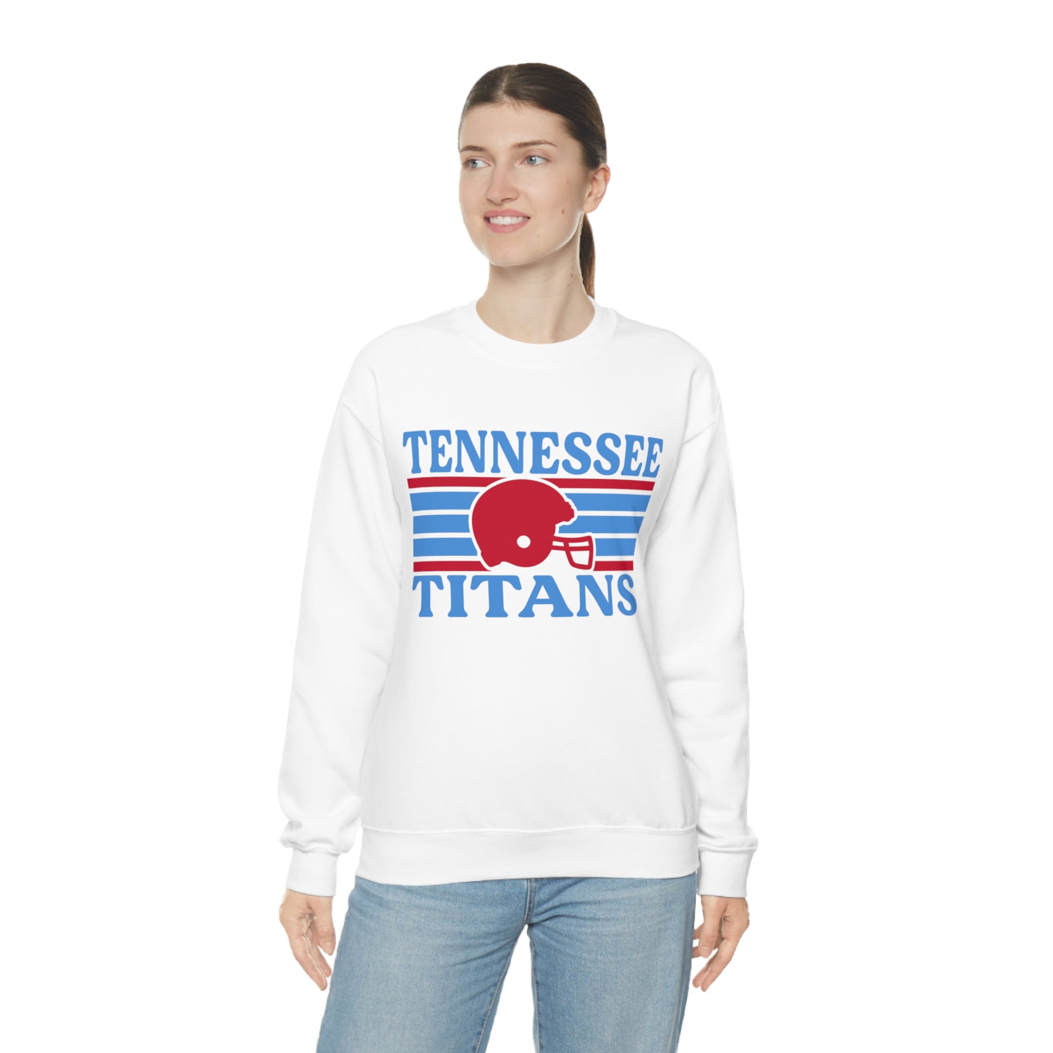 Retro Style Tennessee Football  Unisex Heavy Blend Crewneck Sweatshirt