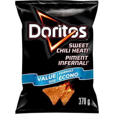 Doritos Sweet Chili Heat Tortilla Chips 370g/13.1oz (Shipped from Canada)