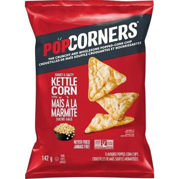 PopCorners Sweet & Salty Kettle Popped-Corn Chips Gluten Free 142g/5oz (Shipped from Canada)