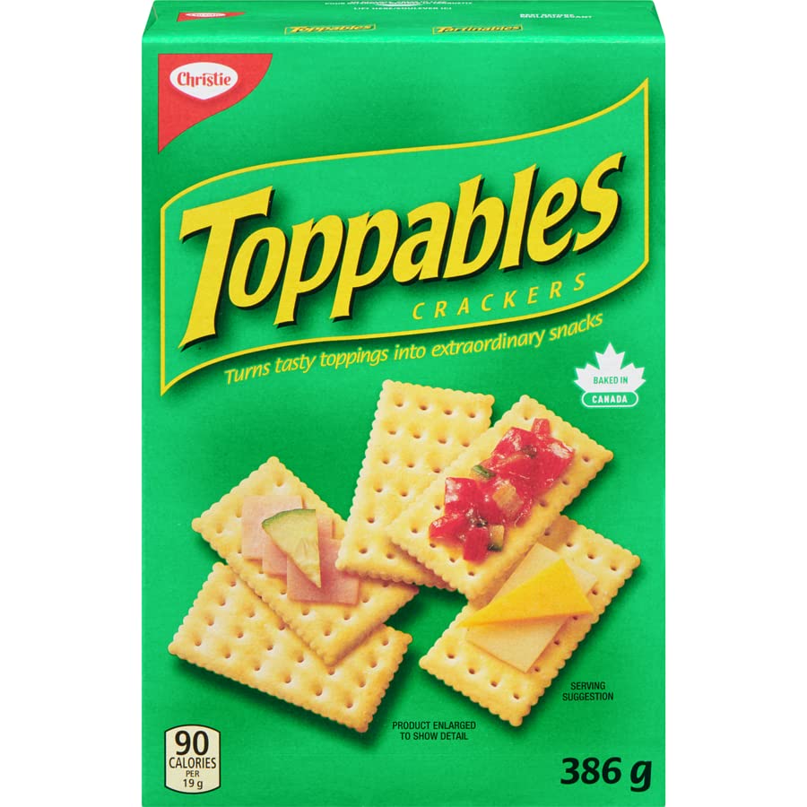 Christie Toppables Crackers 386g/13.6oz (Shipped from Canada)