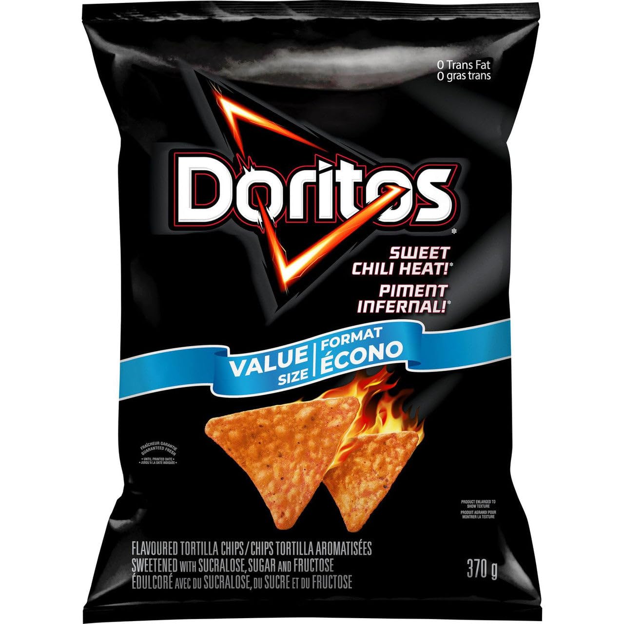 Doritos Sweet Chili Heat Tortilla Chips 370g/13.1oz (Shipped from Canada)