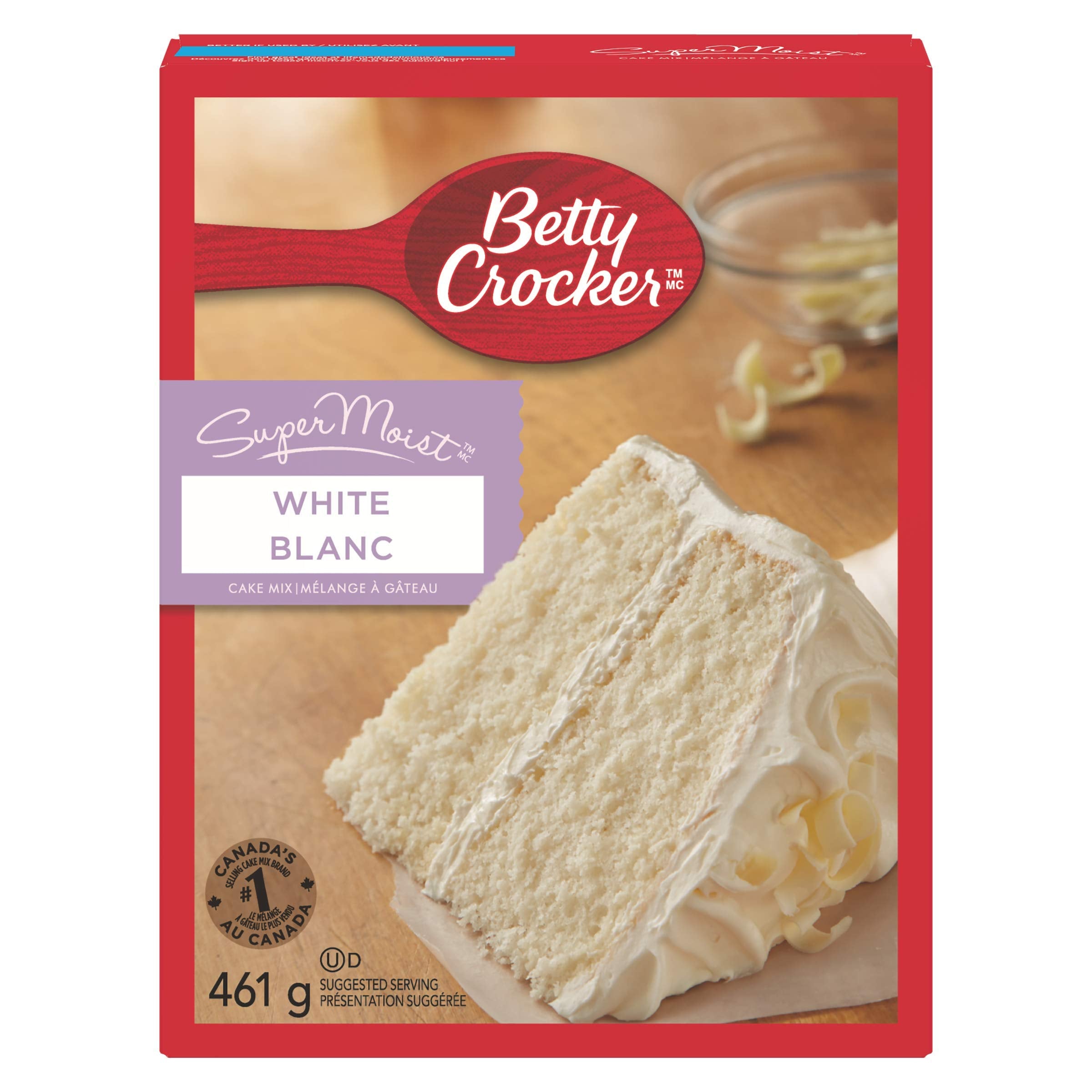 Betty Crocker Super Moist White Cake Mix 461g/16.3oz (Shipped from Canada)