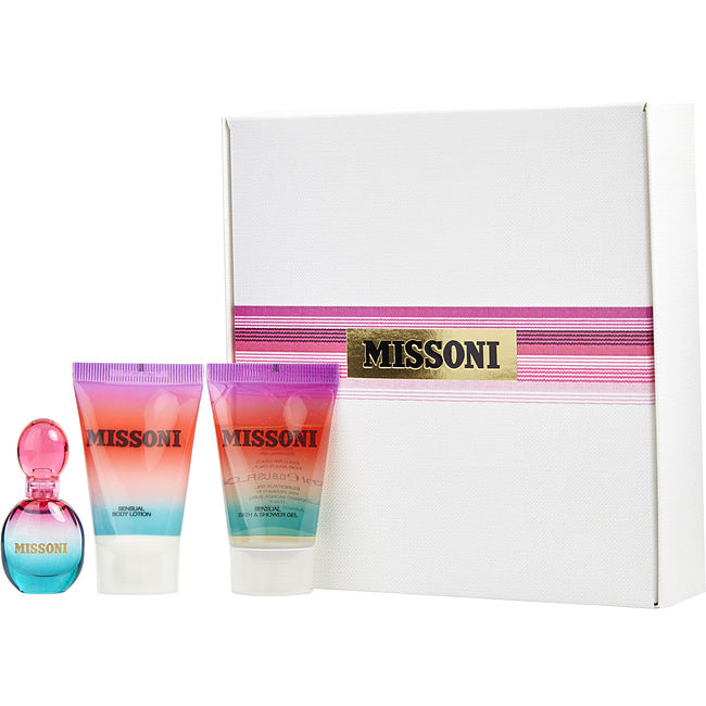 MISSONI by Missoni EAU DE PARFUM 0.17 OZ & BODY LOTION 0.8 OZ & SHOWER GEL 0.8 OZ For Women