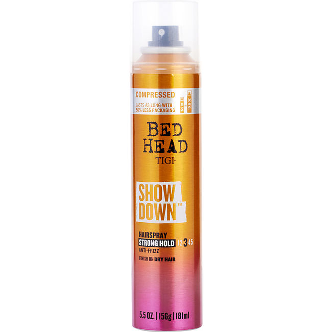 BED HEAD by Tigi SHOWDOWN ANTI-FRIZZ STRONG HOLD HAIRSPRAY 5.5 OZ Unisex