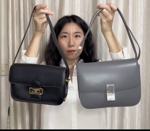 celine-vintage-vs modern size comparison