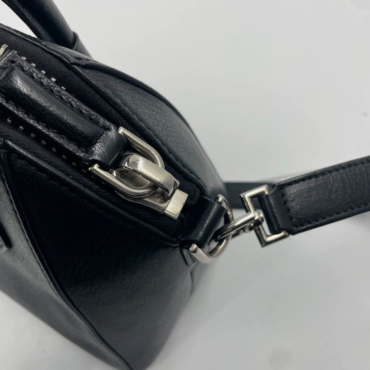 Givenchy Antigona Mini Black Calf Leather Top Handle bag with Strap