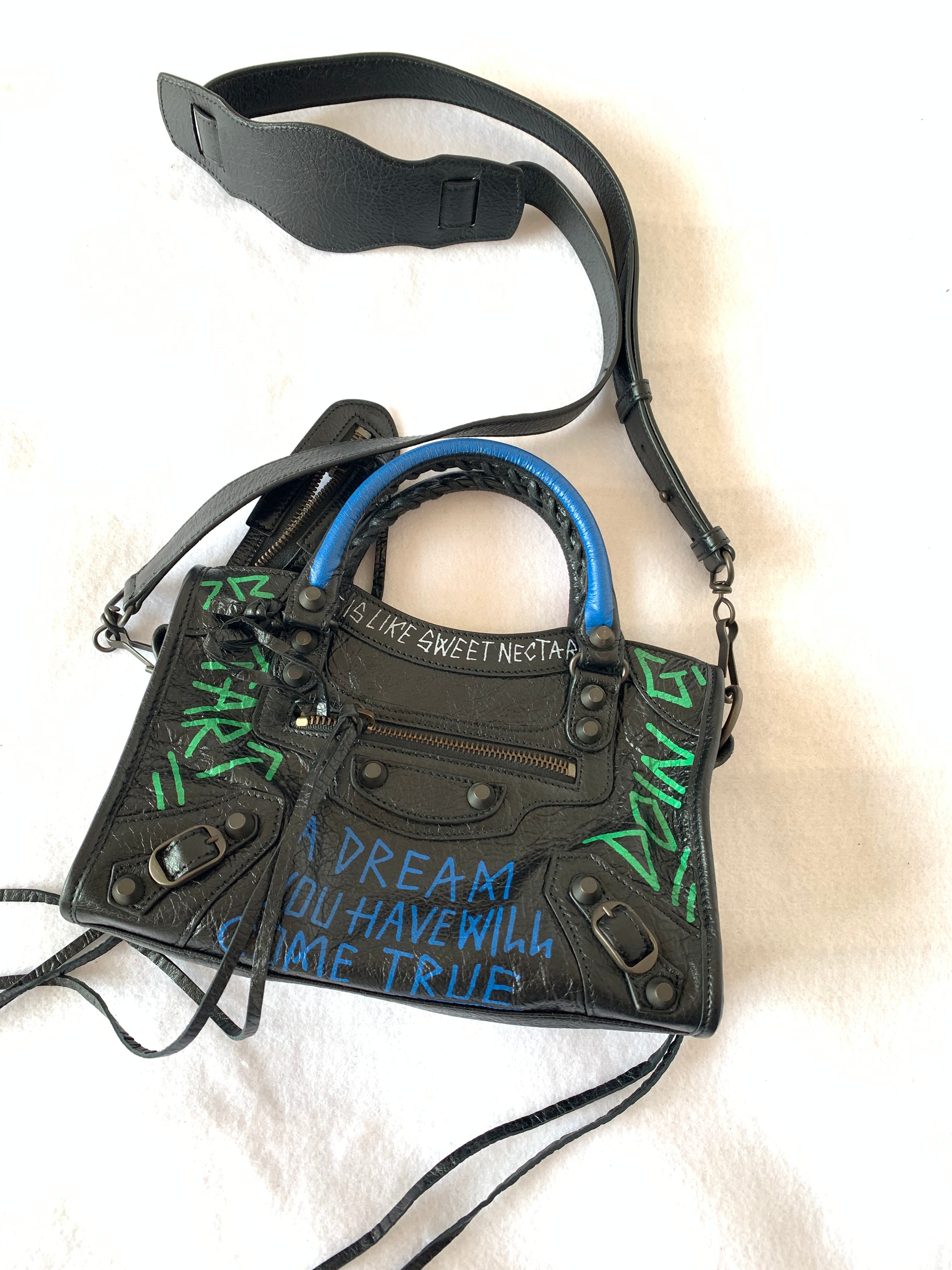 Sold Balenciaga City Mini Graffiti