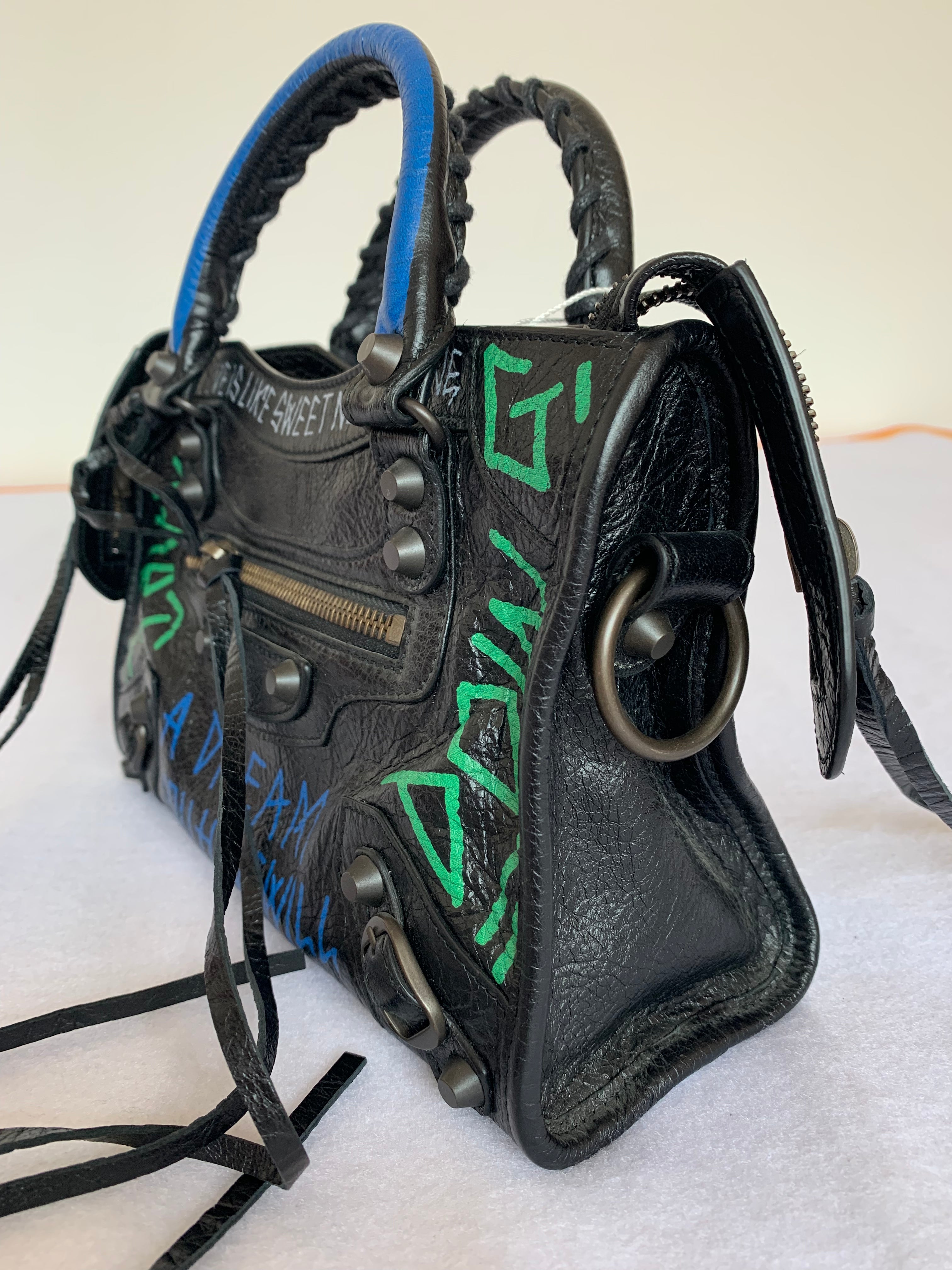 Sold Balenciaga City Mini Graffiti