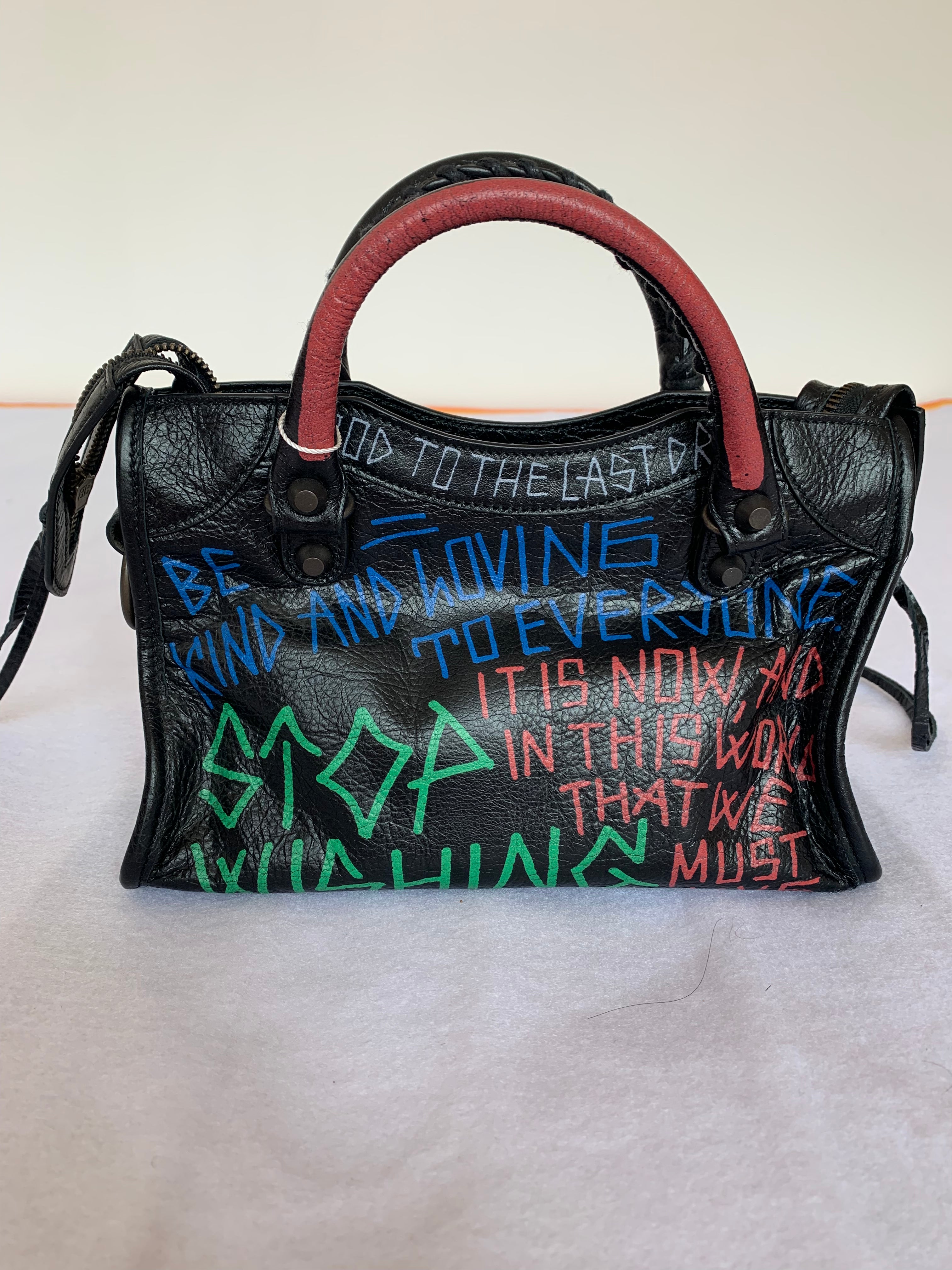 Sold Balenciaga City Mini Graffiti