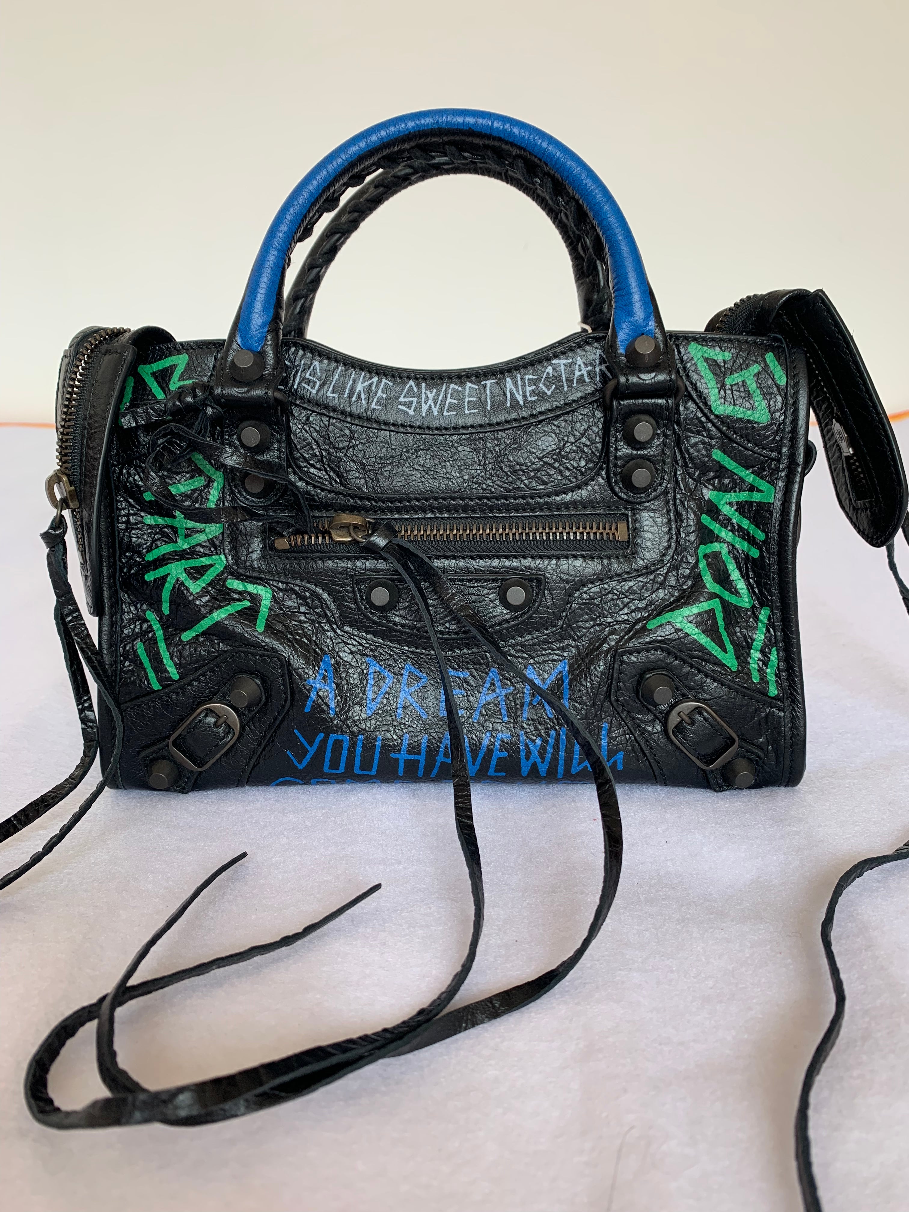 Sold Balenciaga City Mini Graffiti