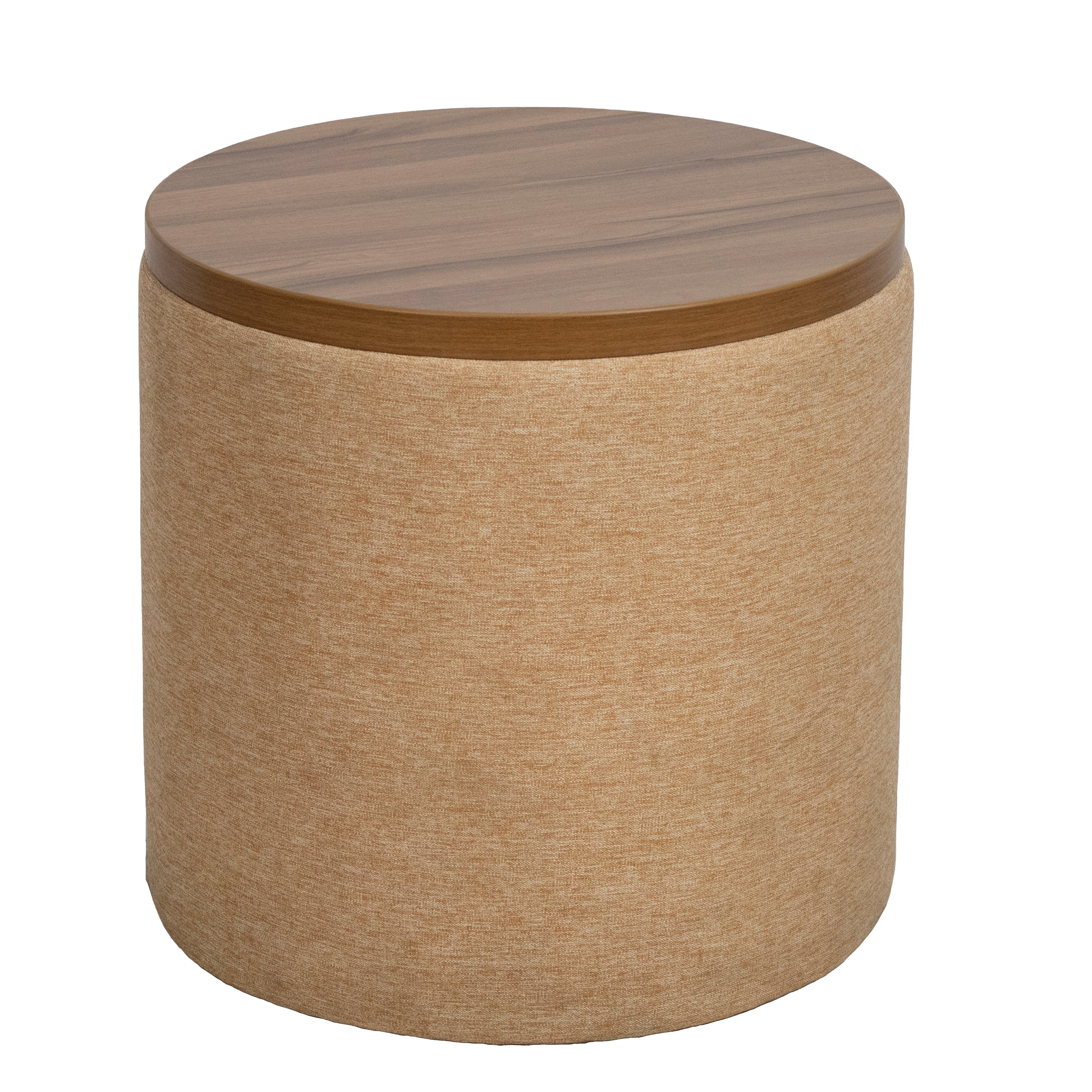 Upholstered Round Side Table 18