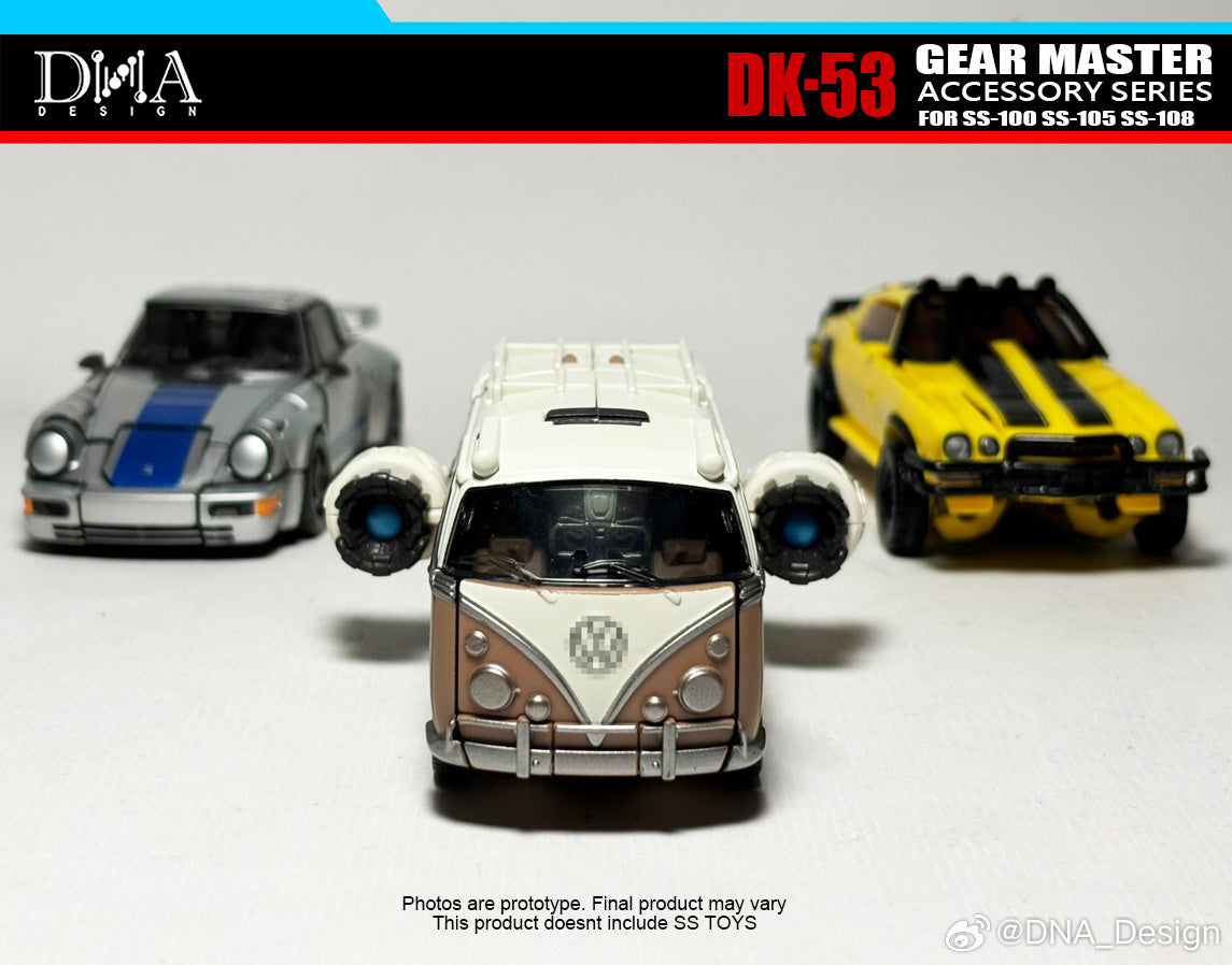 [Pre-Order] DNA Design DK-53 Upgrade Kits for SS-100 Bumblebee & SS-105 Mirage & SS-108 Wheeljack