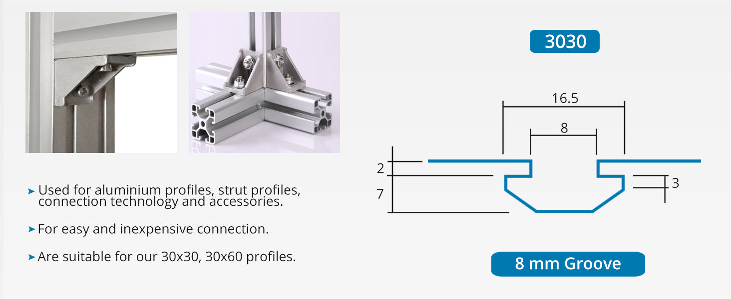 AUTOUTLET 10pcs Right Angle Bracket