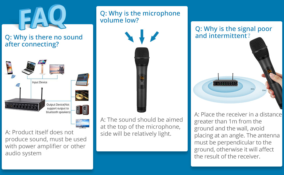 AUTOUTLET UHF Wireless Microphone