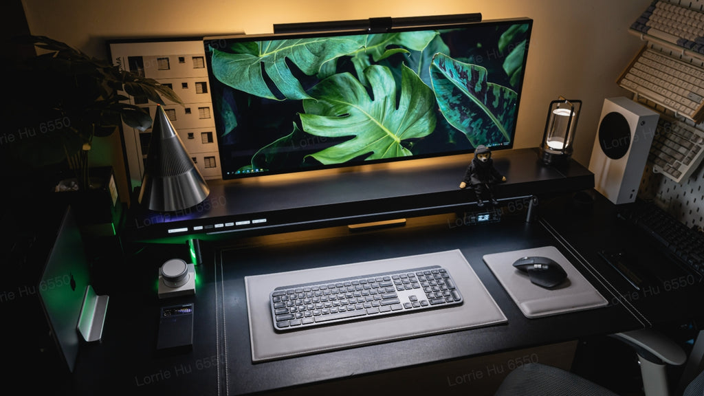 Work from home office needs Hexcal Studio the premium monitor stand