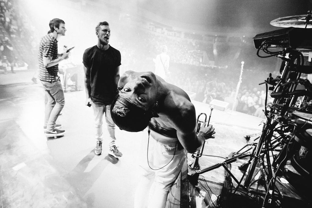 The first arena show at the Schottenstein Center in Columbus, Ohio for Twenty One Pilots