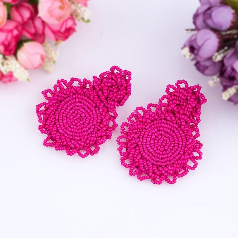 Big Bold Boho Fringe Fashion Statement Earrings