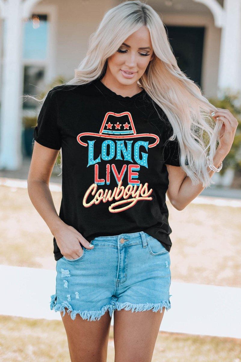 LONG LIVE COWBOYS Graphic Shirt