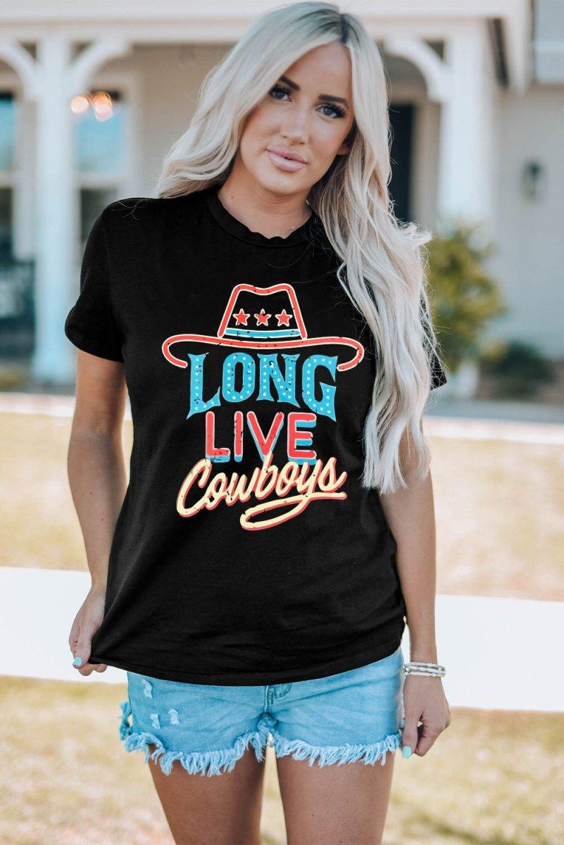 LONG LIVE COWBOYS Graphic Shirt