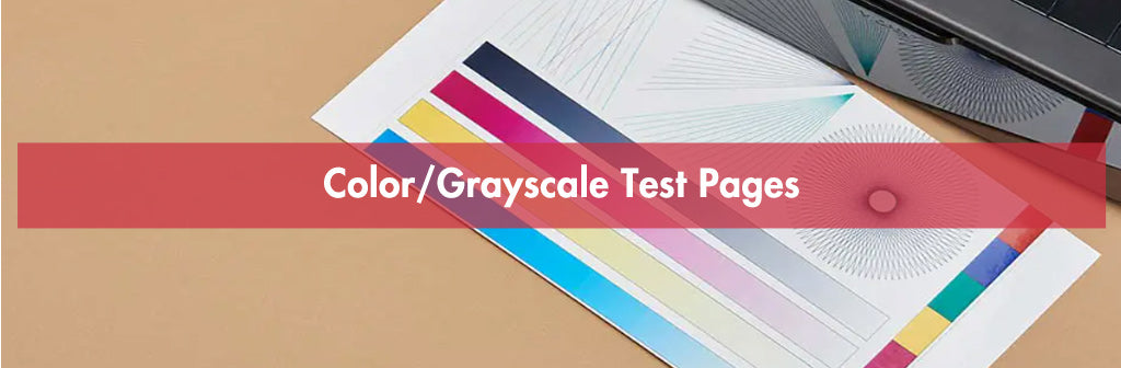 Color/Grayscale Test Pages