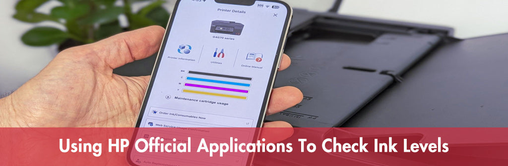Using HP Official Applications To Check Ink Levels