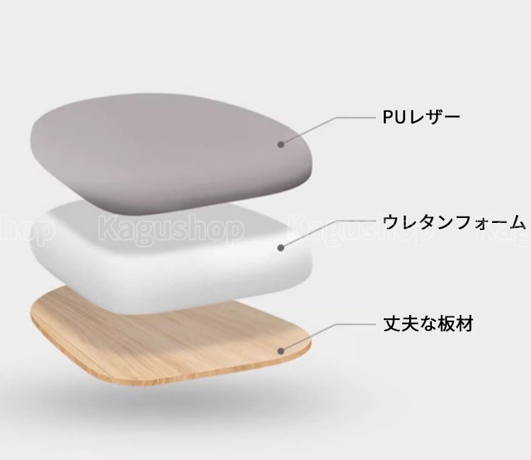 ワークチェア　オフィスチェア　デスクチェア　チェアー　人間工学　クッション　ウレタンフォーム　ロッキング機能　360°回転可能　BGY-S041　kagushop