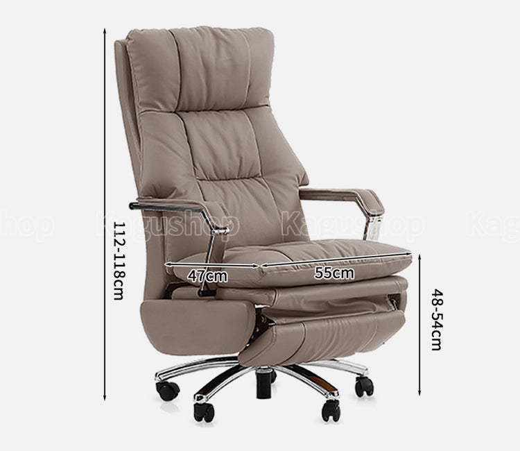 360°回転可能 キャスター付き フットレスト リクライニング機能 バッテリー内蔵 ワークチェア オフィスチェア デスクチェア チェア BGY-S057 KAGUSHOP