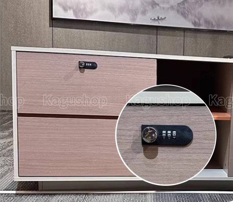 エグゼクティブデスク 役員デスク L字デスク メラミン化粧板 アルミ合金エッジバンド LED高級感 モダン 落ち着き 穏やか LBZ-S039 KAGUSHOP