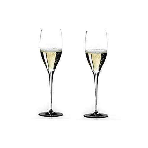 Riedel Sommeliers Black Tie Crystal Vintage Champagne Glass, Set of 2