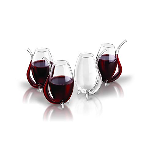 Final Touch Glass Port Sippers Set 4 Piece
